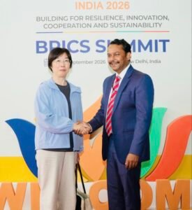 AIIB President Zou Jiayi arrives in New Delhi to attend 18th BRICS Summit