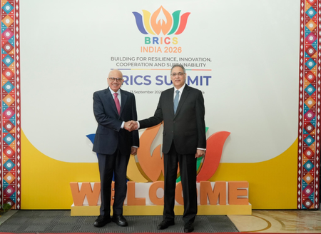 Bahrain Foreign Minister arrives in New Delhi for BRICS Summit
