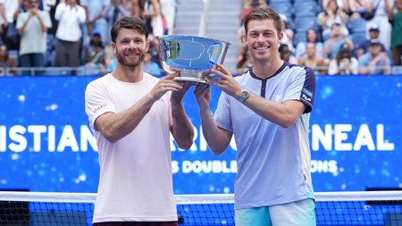 US Open: Harrison/Skupski win men’s doubles title