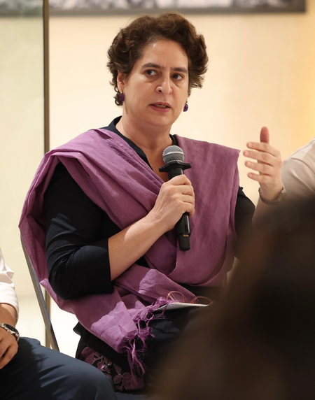 BJP should stop making lame excuses, says Priyanka Gandhi on ECI row