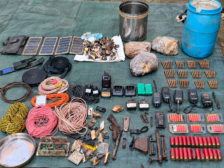 Maoist arms, explosives recovered during forest operation in Chhattisgarh’s Bijapur