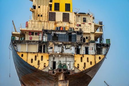 Govt looks at expanding use of steel from ship recycling
