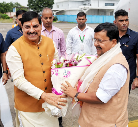 Nitin Nabin arrives in Indore on first MP visit as BJP chief, will launch welfare outreach campaign