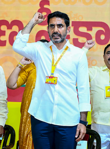 Andhra minister Lokesh asks police not to seize DJ vehicles during Ganesh festivities