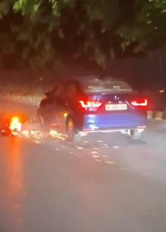 73-year-old Delhi man arrested after car drags motorbike for 500 metres