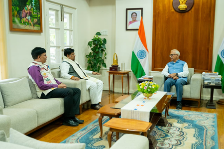 Union Minister Sukanta Majumdar reviews development projects, schemes in Manipur