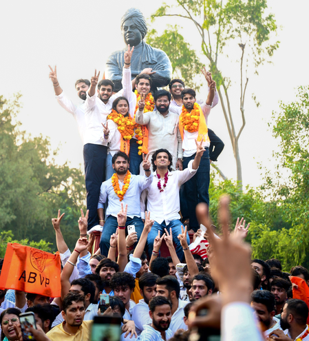 ABVP’s DUSU sweep highlights youth’s connect with growth and nationalism