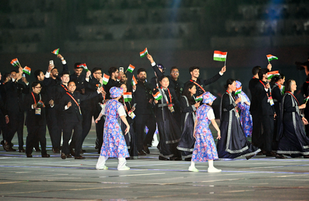 ‘May they give their best and shine’: PM Modi wishes Indian contingent as Asian Games begin
