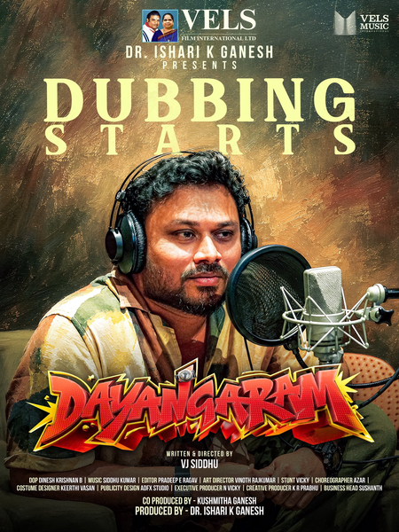 VJ Siddhu’s ‘Dayanagaram’ cast begins dubbing for film