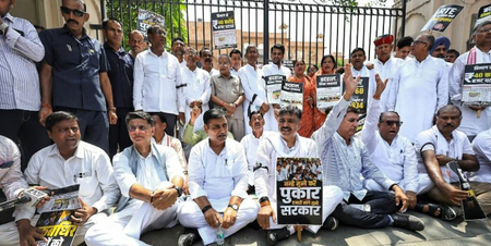 Rajasthan civic polls: Police team reaches Punjab, Cong stages protest