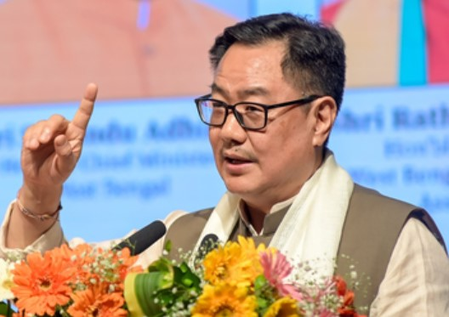 ‘Congress has become party of comedians and jokers’: Kiren Rijiju on Chhatron Ki Goonj mimicry row
