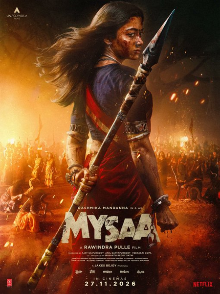Rashmika Mandanna essays fierce tribal woman in ‘Mysaa’ teaser