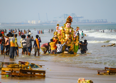 6,436 Ganesh idols immersed in Mumbai on 7th Day; no untoward incident reported