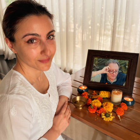 Soha Ali Khan’s daughter Inaaya shares handwritten letter for late grandfather Mansoor Ali Khan Pataudi