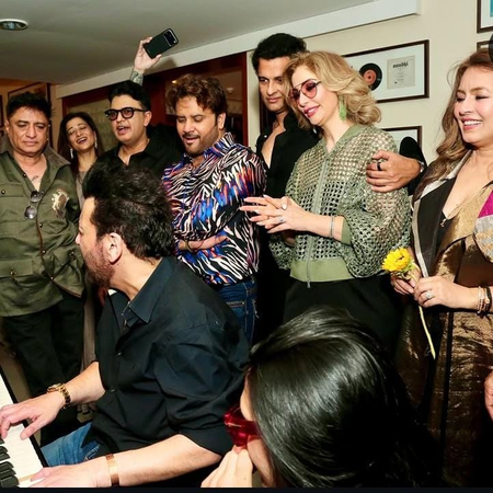 Adnan Sami shares inside pics from wife Roya’s grand birthday party with Shaan, Javed Ali, Poonam Dhillon