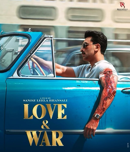 Ranbir Kapoor’s first poster from Alia Bhatt, Vicky Kaushal-starrer & SLB directorial ‘Love & War’ unveiled