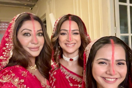 Gauri Pradhan shares glimpse of her first Chhath Puja from ‘Kyunki Saas Bhi Kabhi Bahu Thi 2’ sets