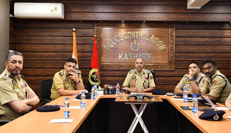 J&K DGP chairs security & operational review meeting in Srinagar