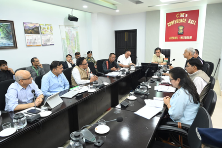 NFR GM, senior officials inspect Bairabi-Sairang railway line, meet Mizoram CM