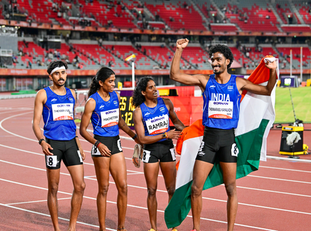 Asian Games: ‘I am so proud to represent India,’ says Manu after mixed relay silver