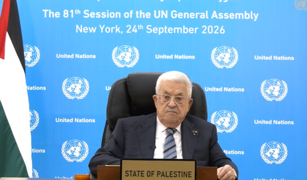 Palestine President denounces ‘genocidal war’, reaffirms two-state solution