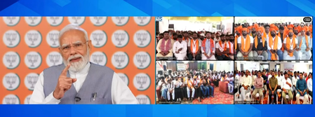 PM Modi calls for self-reliant India, urges Seva Yatris to embrace spirit of national service