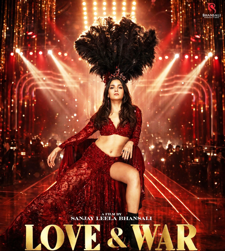 Alia Bhatt embraces cabaret avatar in SLB’s Love & War poster after Ranbir Kapoor’s rugged first look