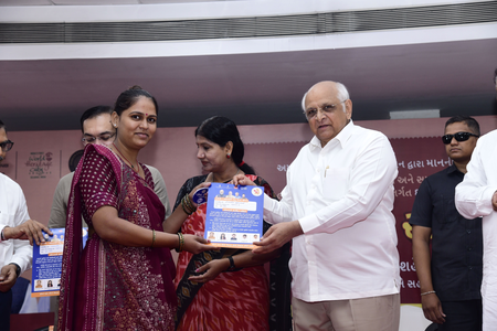Gujarat CM joins Ahmedabad’s 12th ‘Seva Setu’ programme, distributes certificates