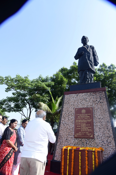 Gujarat CM pays tribute to Deendayal Upadhyaya on his birth anniversary in Ahmedabad