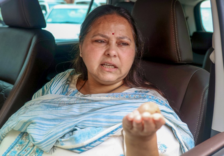 Misa Bharti seeks FIR against Bihar CM over Jamui row