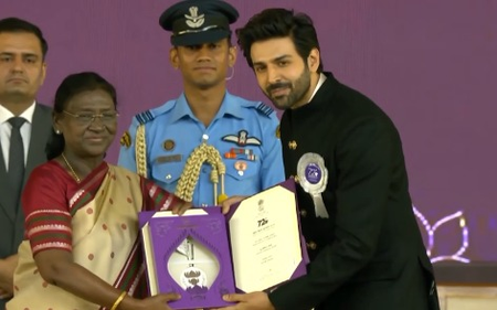 Kartik Aaryan expresses gratitude to President of India, Droupadi Murmu for her kind word on his film