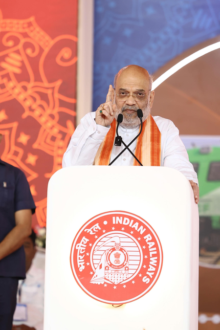 ‘Discuss with figures’: HM Shah challenges Cong, levels Rs 12 lakh crore corruption charge