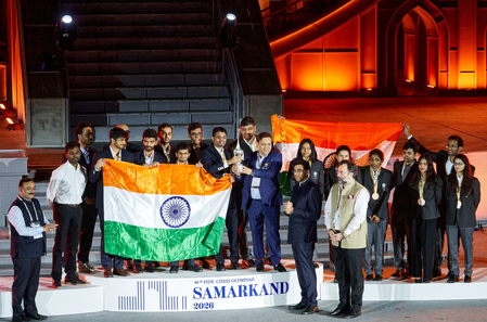PM Modi hails Indian team’s ‘exemplary determination’ after Chess Olympian success