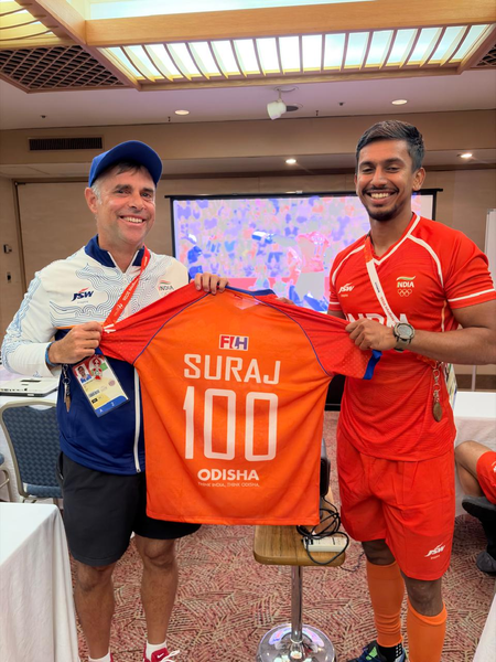 Asian Games: Hockey India congratulates Suraj Karkera on bagging 100 senior international caps