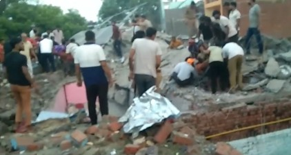 House collapses after cylinder blast in UP’s Fatehpur, four killed; one critical