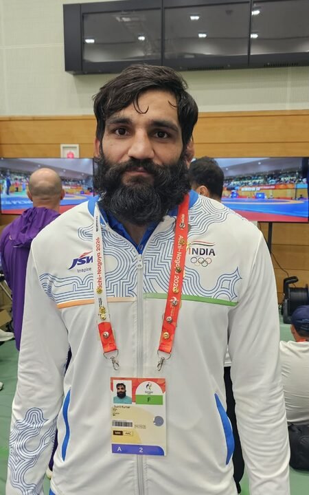 Asian Games: Sunil Kumar storms to bronze, makes history in Greco-Roman wrestling