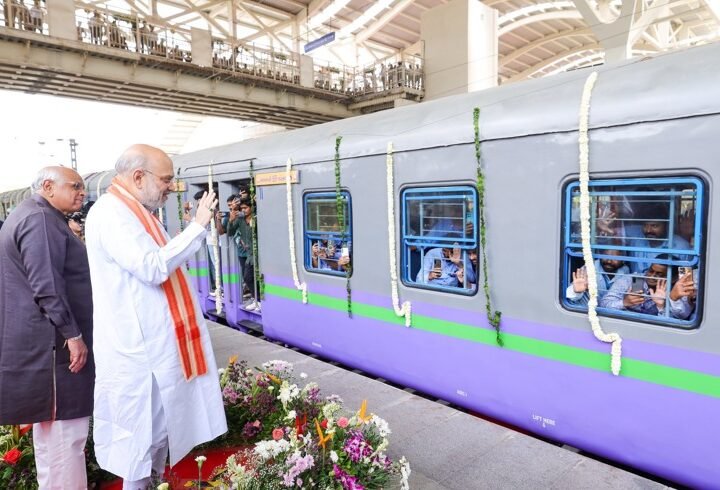 Amit Shah inaugurates ₹1,472-crore railway projects in Ahmedabad, flags off India’s first LNG-powered train