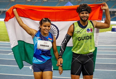 Asian Para Games: Simran wins gold in women’s 100m T12 with Games record