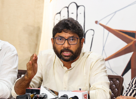 Two FIRs in 24 hours: Gujarat Congress MLA Jignesh Mevani calls them ‘medals’ (Lead)