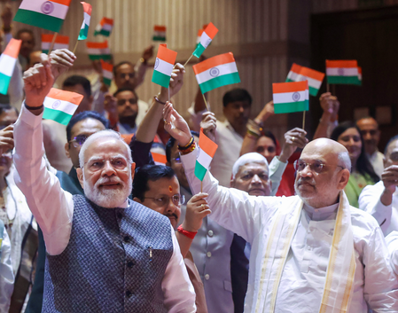 HM Amit Shah hails PM Modi’s 25 years of public service