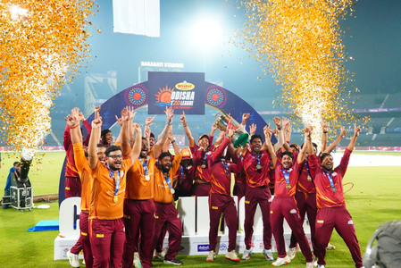Keonjhar Miners beat Sambalpur Warriors to lift Odisha T20 League trophy