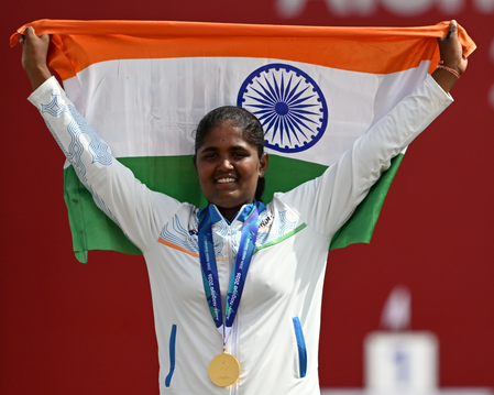 ‘I still don’t feel anything’: Kumkum remains unfazed after historic Asian Games gold