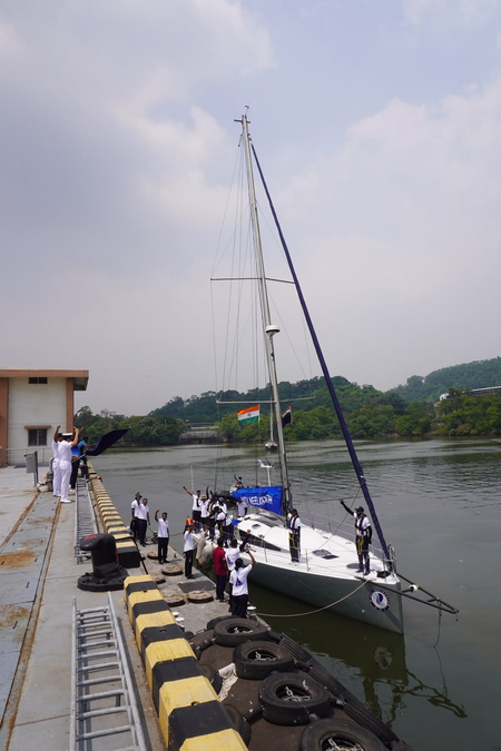 INSV Neelkanth embarks on 660 nautical miles voyage from Visakhapatnam To the Andamans