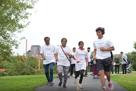 Hundreds join India’s Unity Run near Washington