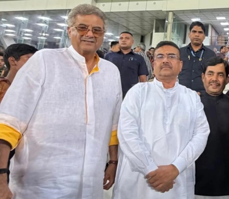 Boney Kapoor enjoys historic football match between India and Brazil with West Bengal CM, MP Manoj Tiwari