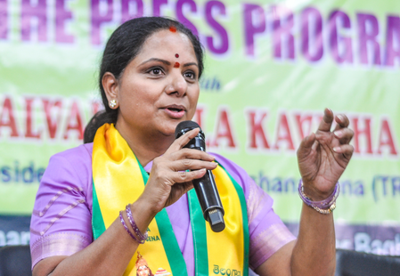 Kavitha urges PM Modi to save 60 lakh drought-hit farmers of Telangana