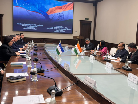 India, Uzbekistan discuss judicial cooperation, AI, digital technologies