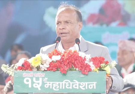Divided Nepali Congress holds convention as rival faction plans December meet