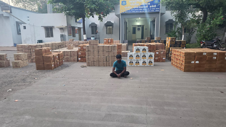 Four raids, liquor seized worth over Rs two crore in Gujarat; 5 arrested, 21 wanted