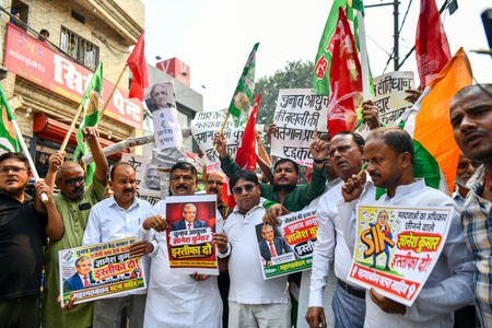 Bihar: Mahagathbandhan holds Aakrosh marches over SIR, seeks CEC resignation